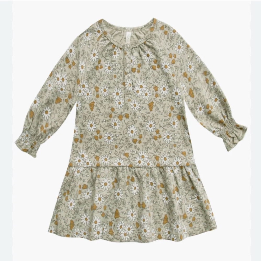 Rylee & Cru Agave Wildflowers Swing Dress, 4-5Y